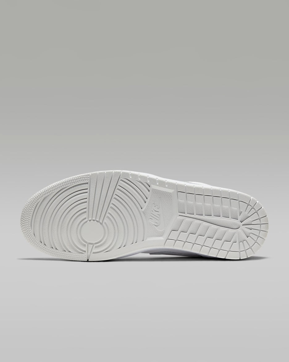 Air Jordan 1 Low - Blanc / Gris