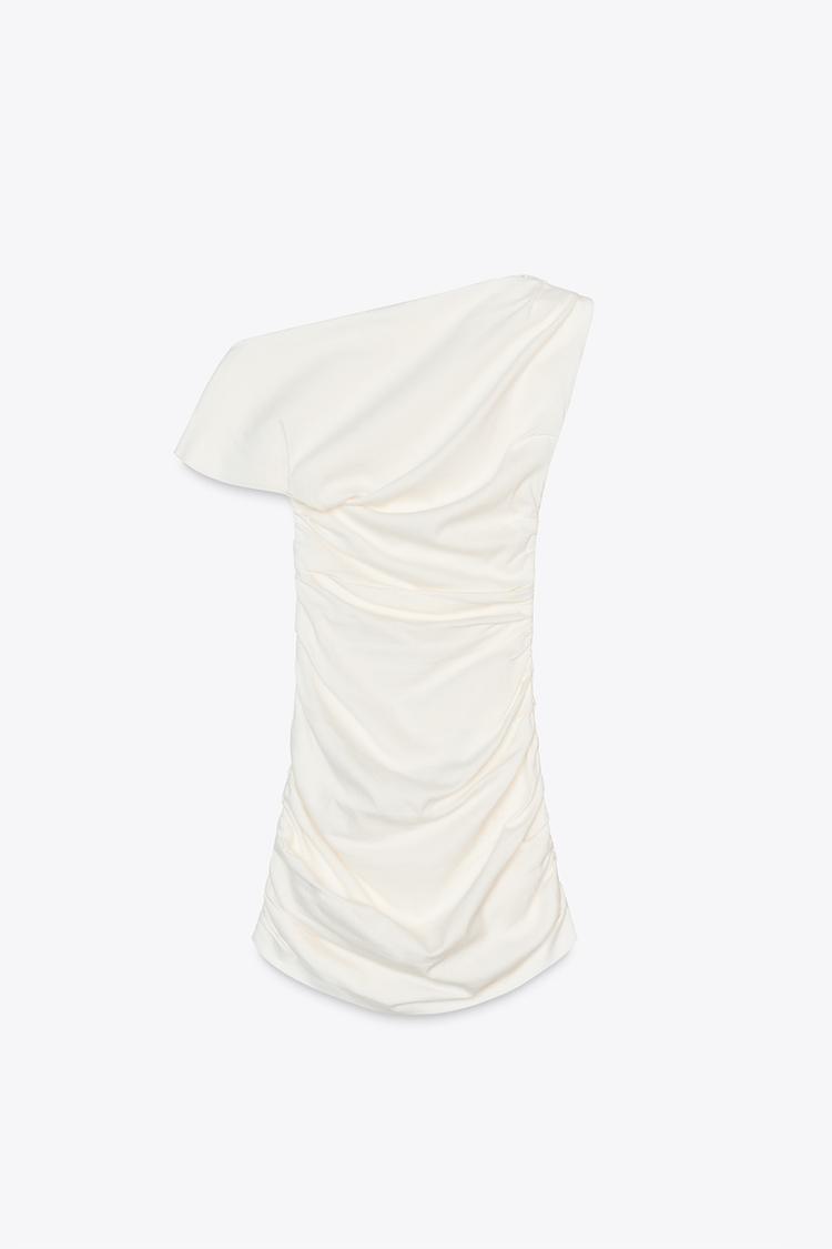 Robe courte drappée zw collection