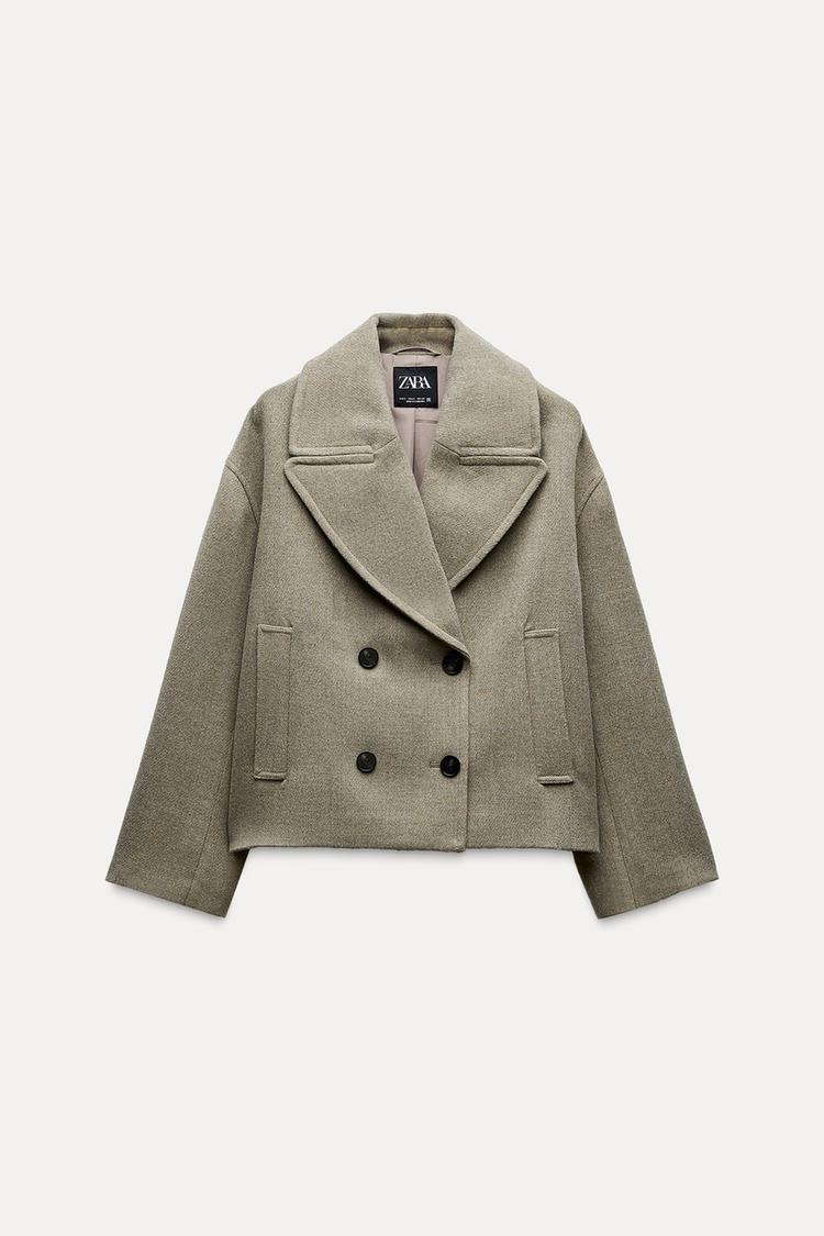 MANTEAU COURT CROISE