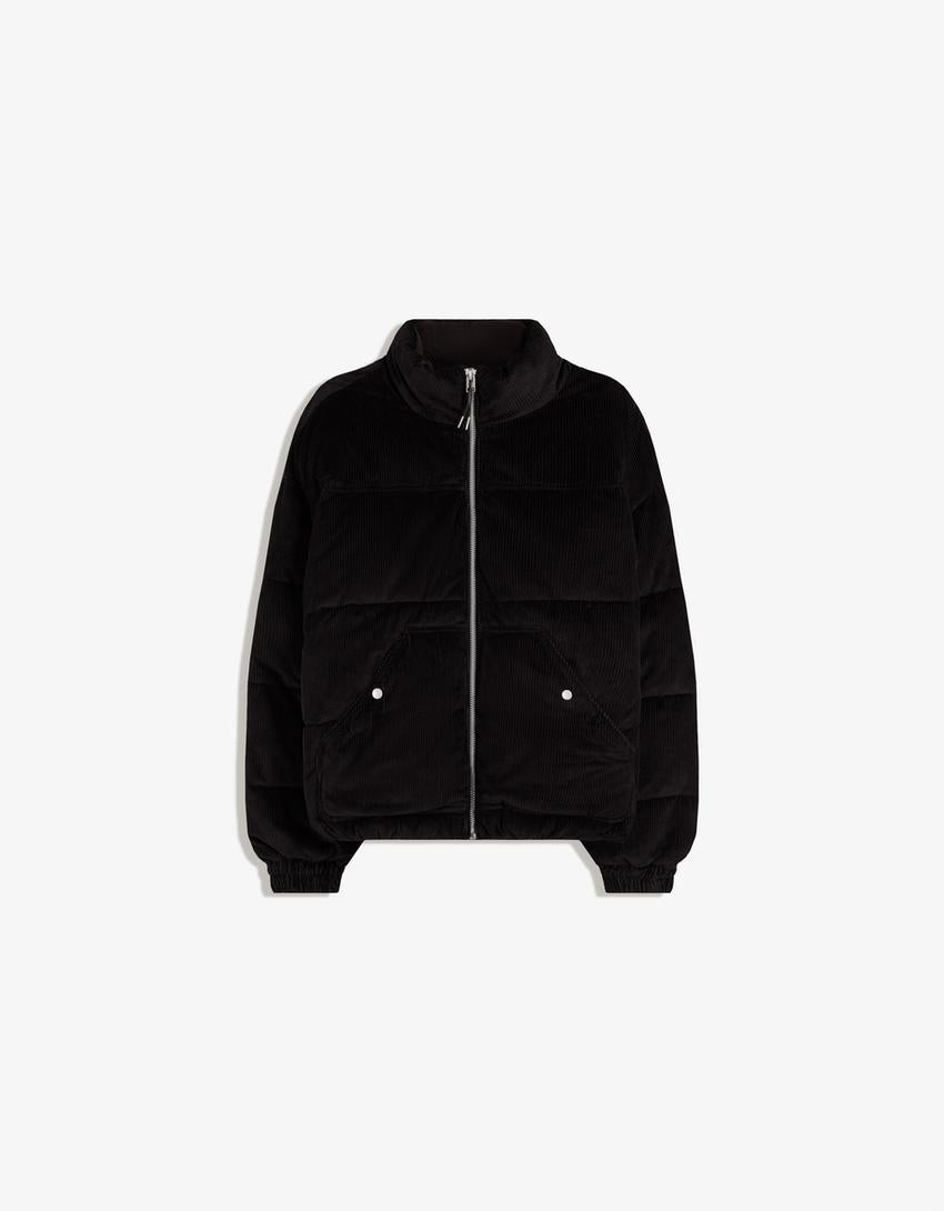 DOUDOUNE EN VELOURS CÔTELÉ