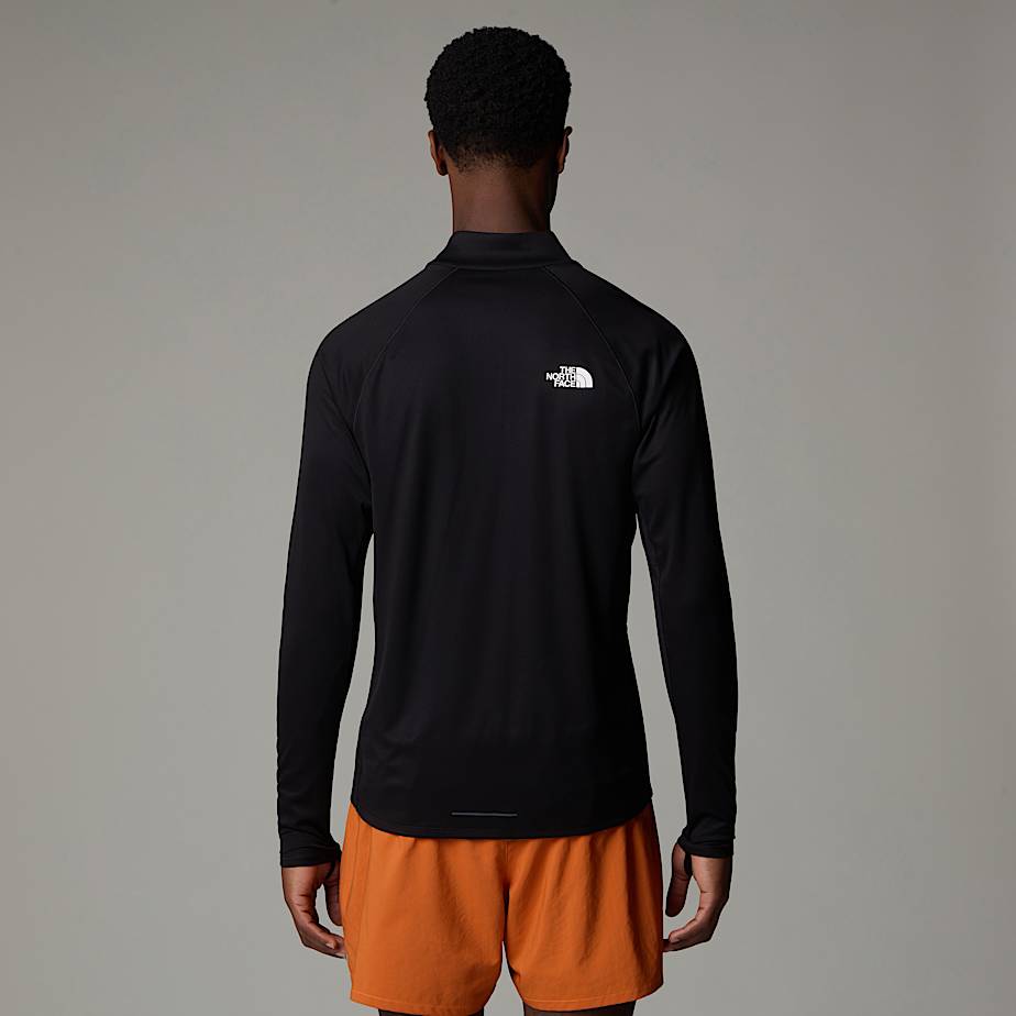 Haut manches longues à col zippé Sunriser pour homme