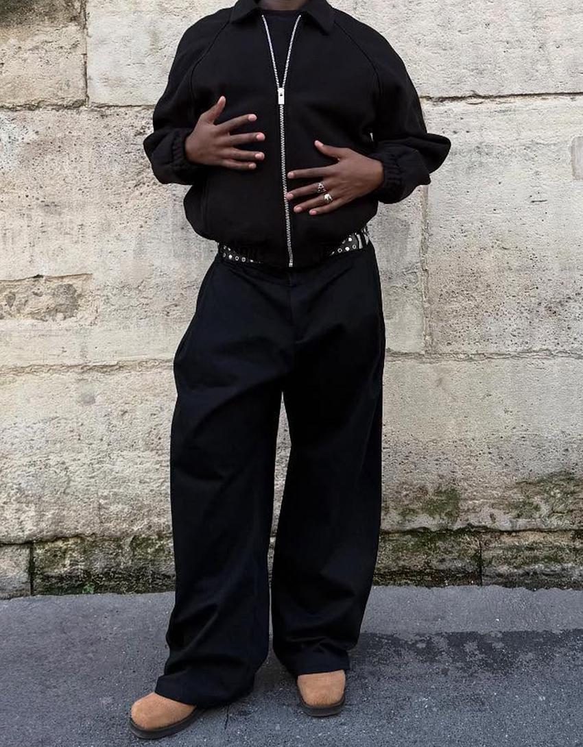 Pantalon super baggy fit tailoring