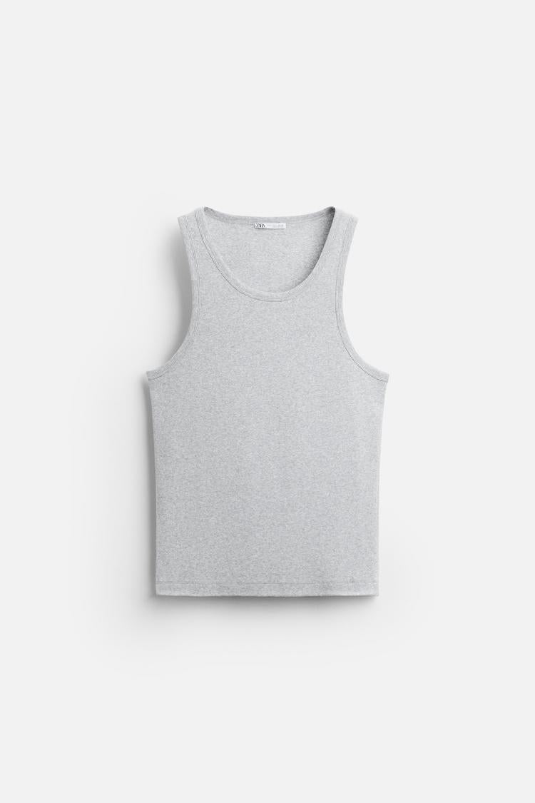 Débardeur Cotelé - Noir