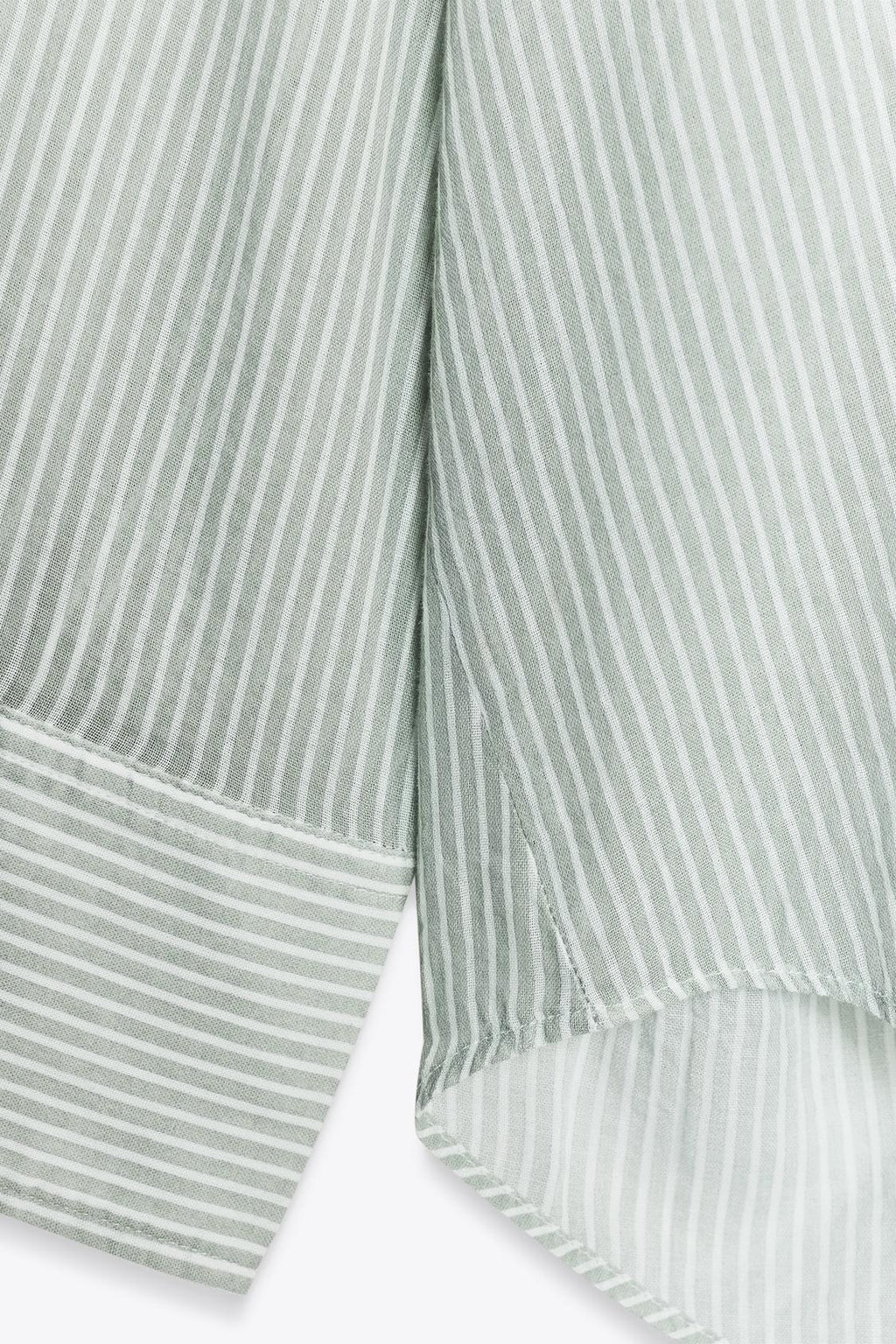 CHEMISE OVERSIZE GAZE RAYURES