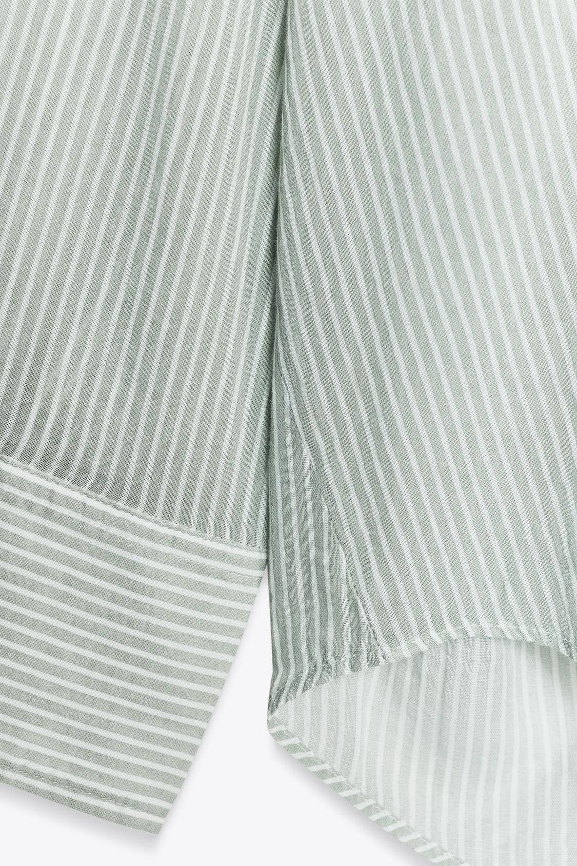 CHEMISE OVERSIZE GAZE RAYURES