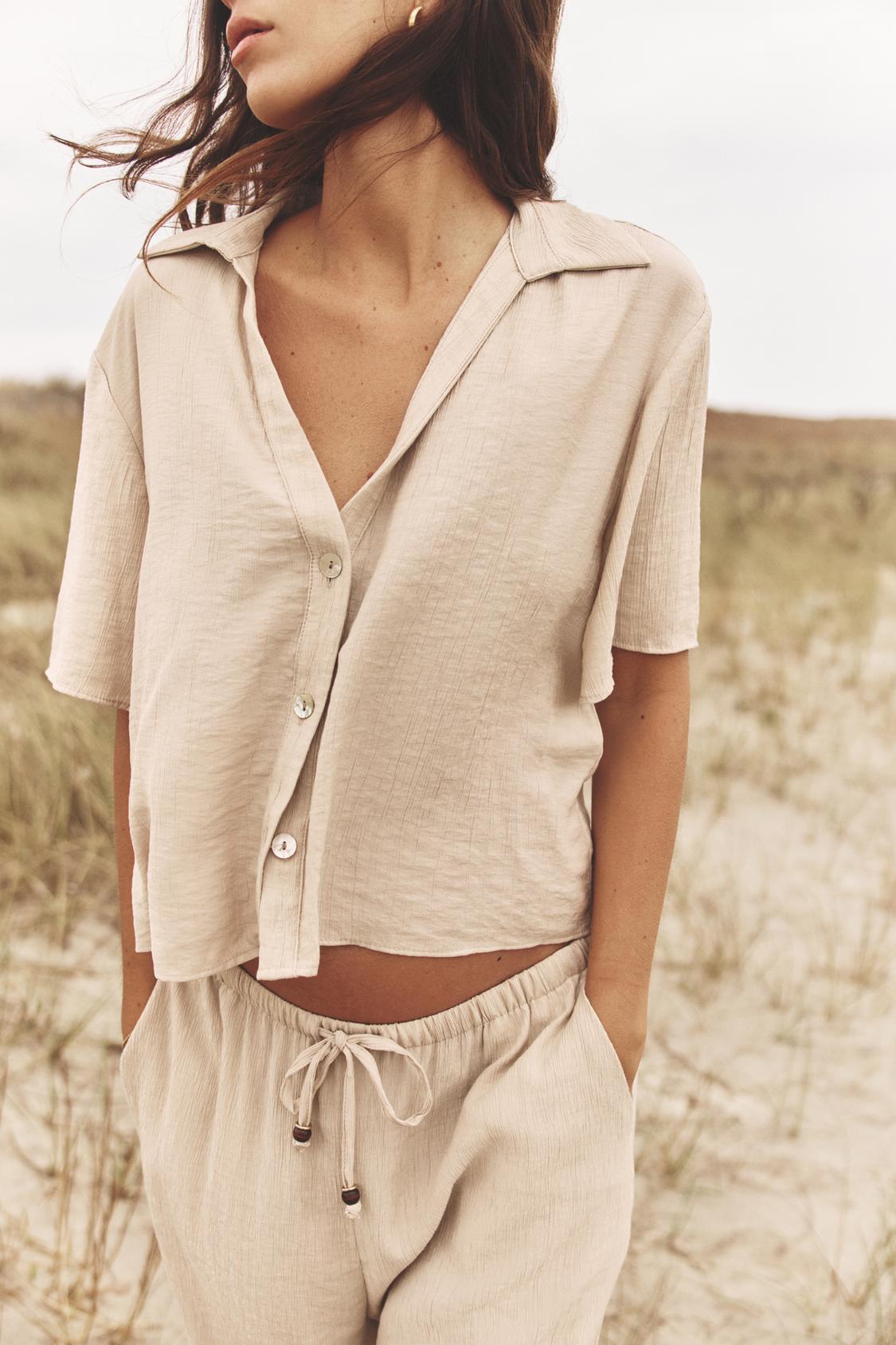 CHEMISE À MANCHES COURTES