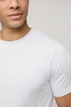 T-Shirt Basique À Col Rond