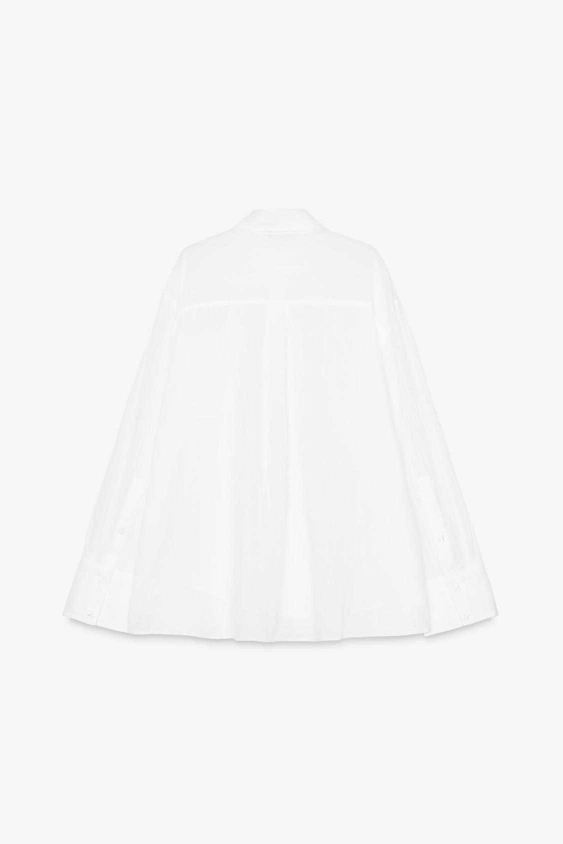 CHEMISE OVERSIZE EN GAZE