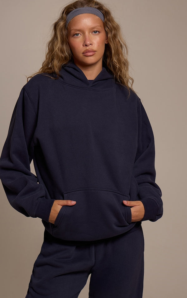 HOODIE PULLOVER EN COTON POLAIRE