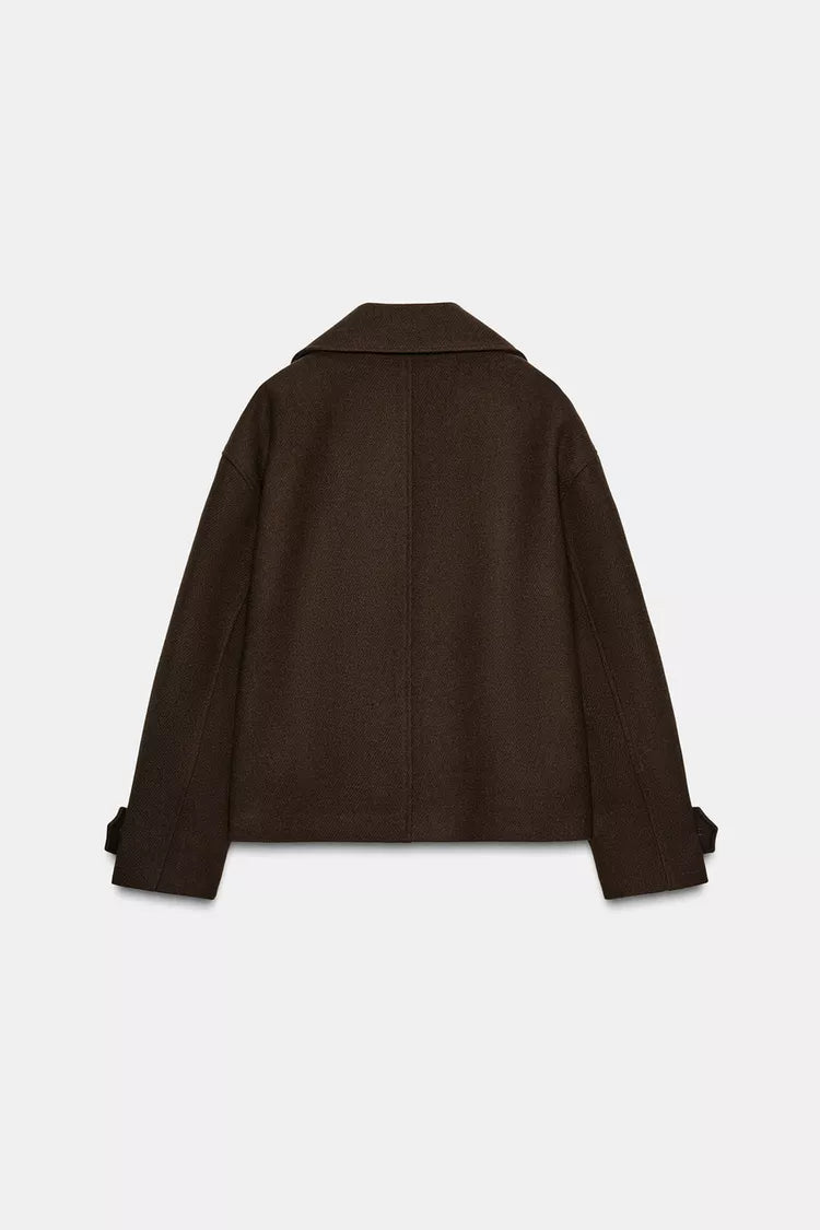 MANTEAU COURT CROISÉ