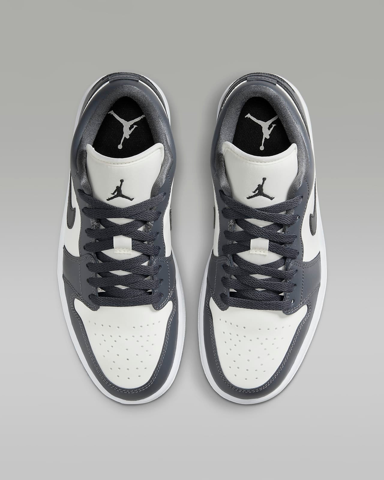 Air Jordan 1 Low - Gris / Blanc