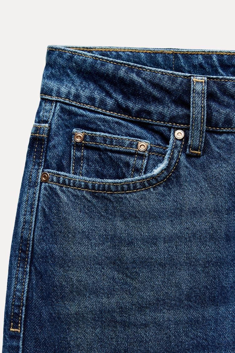 Jean z1975 à coupe large et taille haute - Bleu