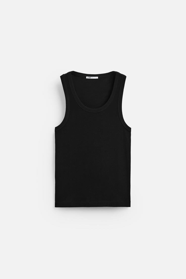 Débardeur Cotelé - Blanc