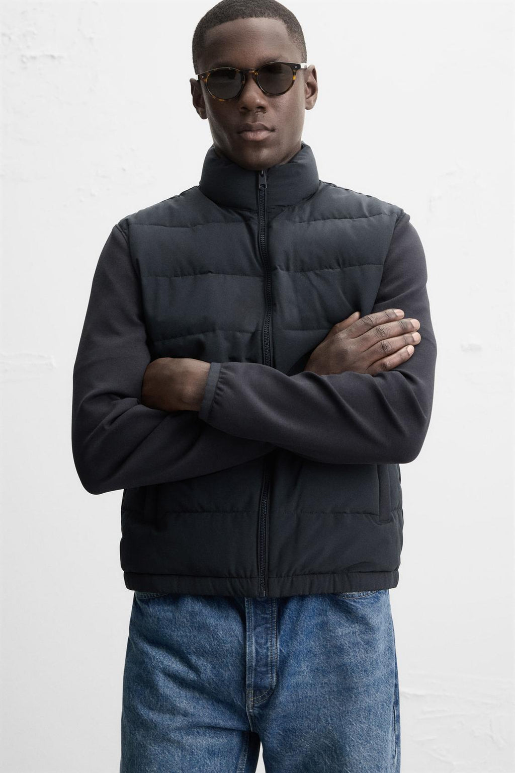 VESTE MATELASSÉE COMBINÉE