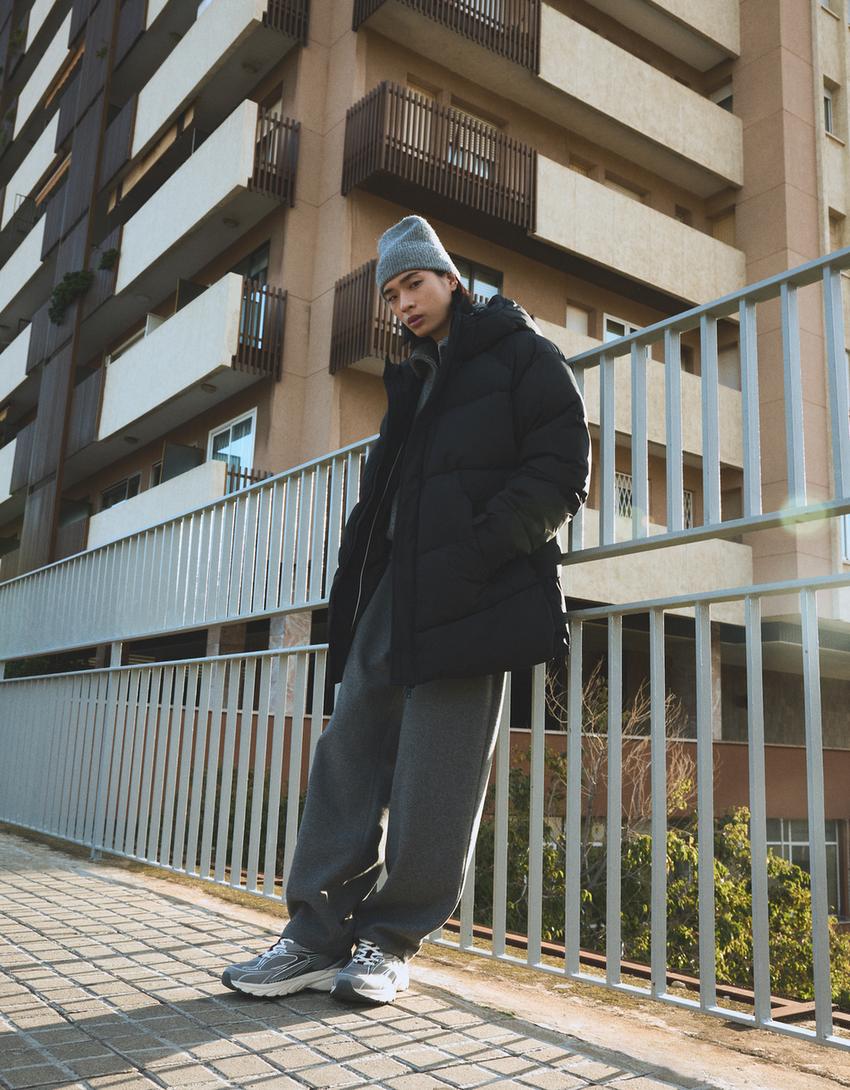 MANTEAU LONG BOUFFANT