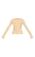 CARDIGAN EN MAILLE FINE À BOUTONS