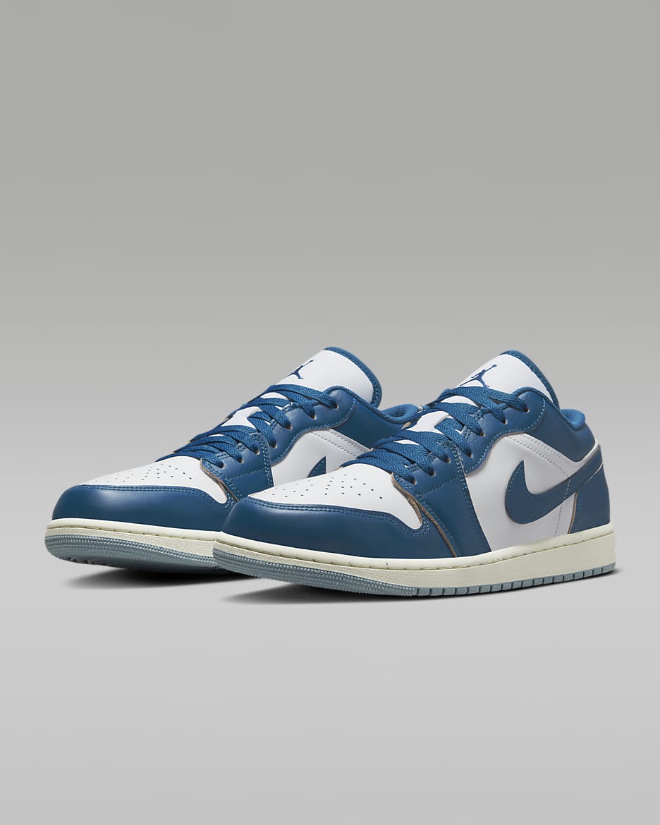 Air Jordan 1 Low - Bleu / Blanc