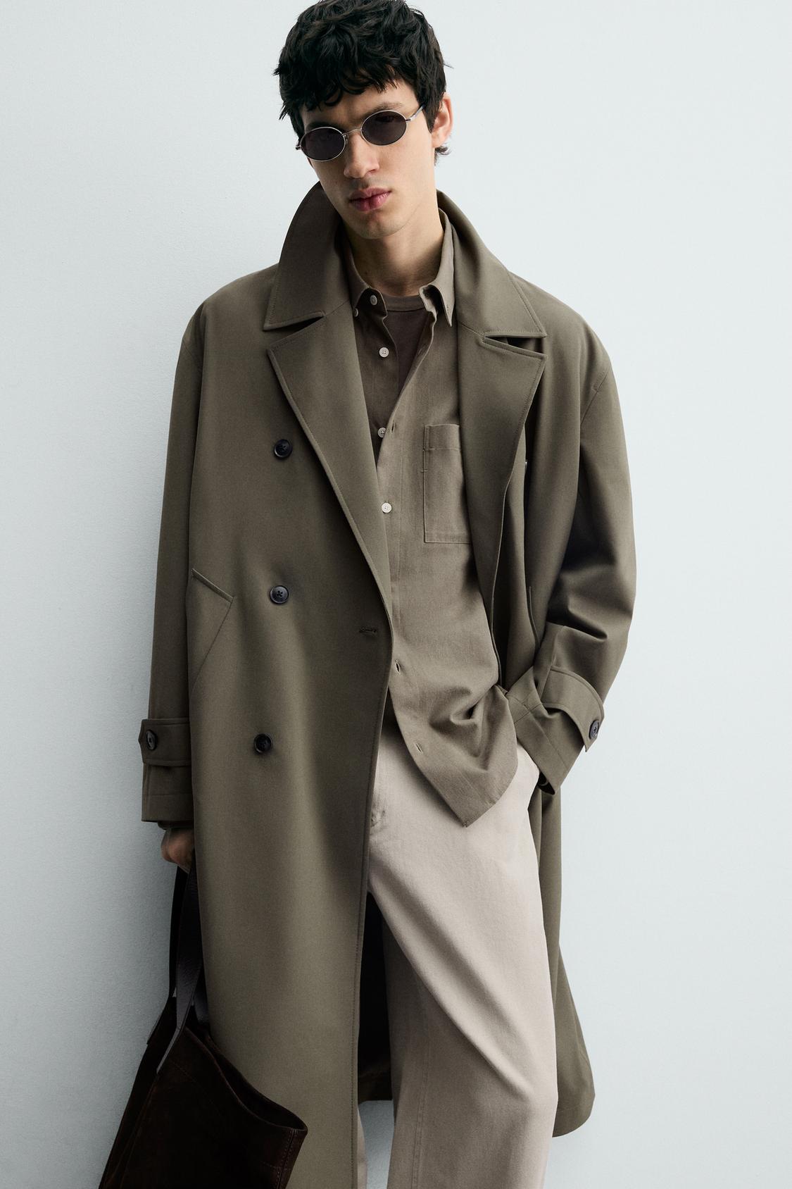 TRENCH FLUIDE COUPE OVERSIZE