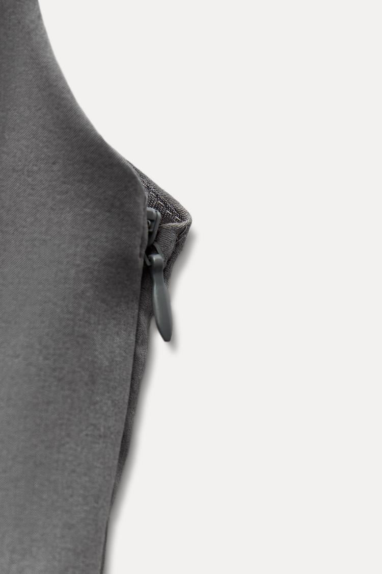 Robe style corset a plis - Beige