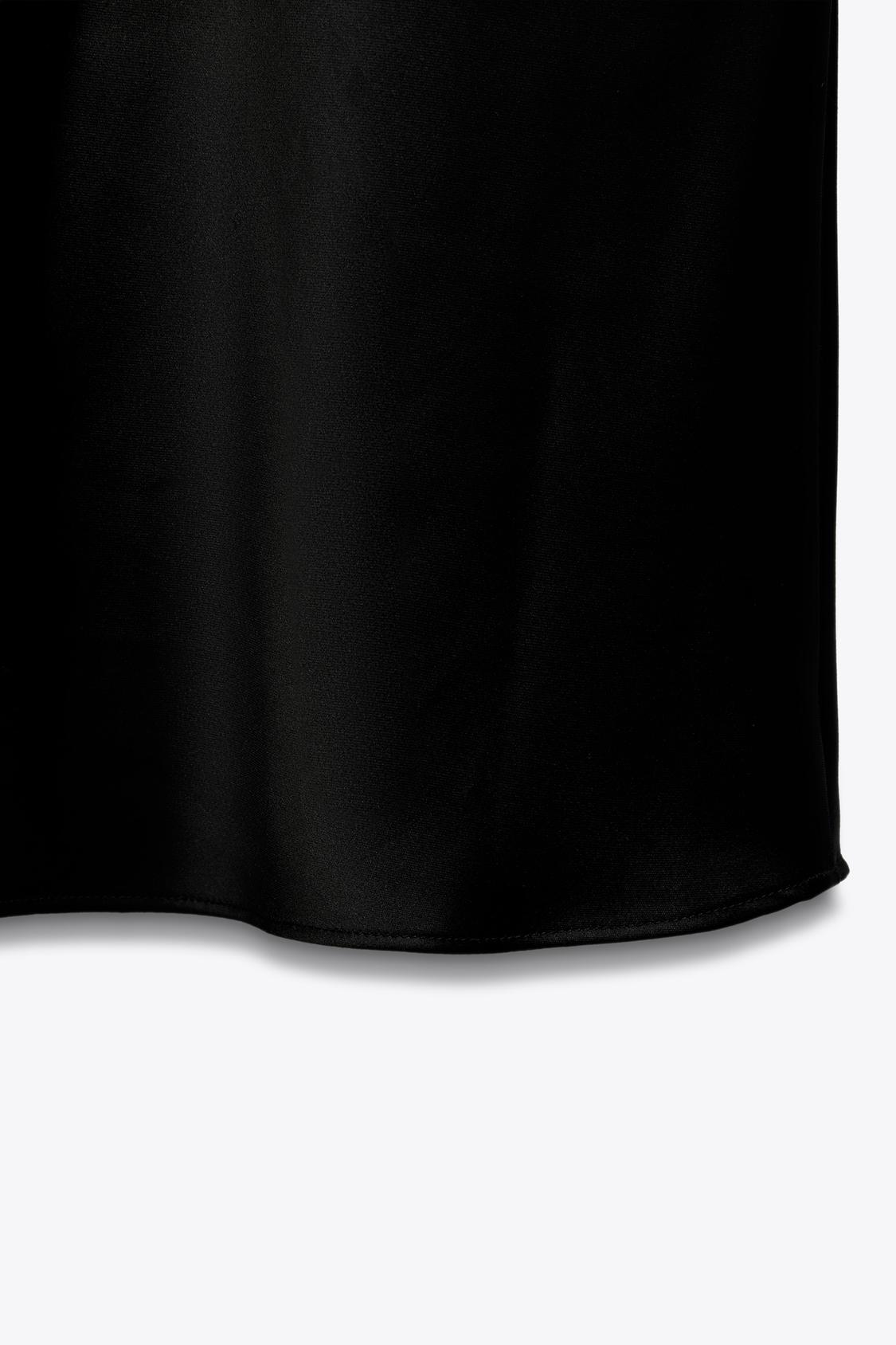 JUPE MI-LONGUE SATINÉE