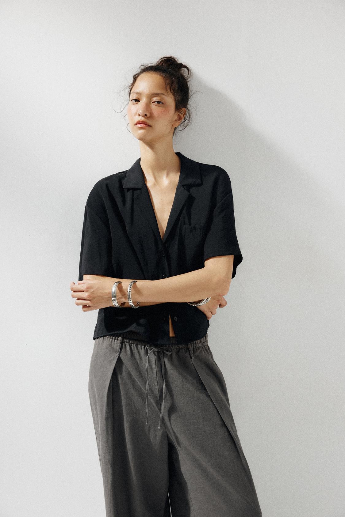 CHEMISE FLUIDE POCHE