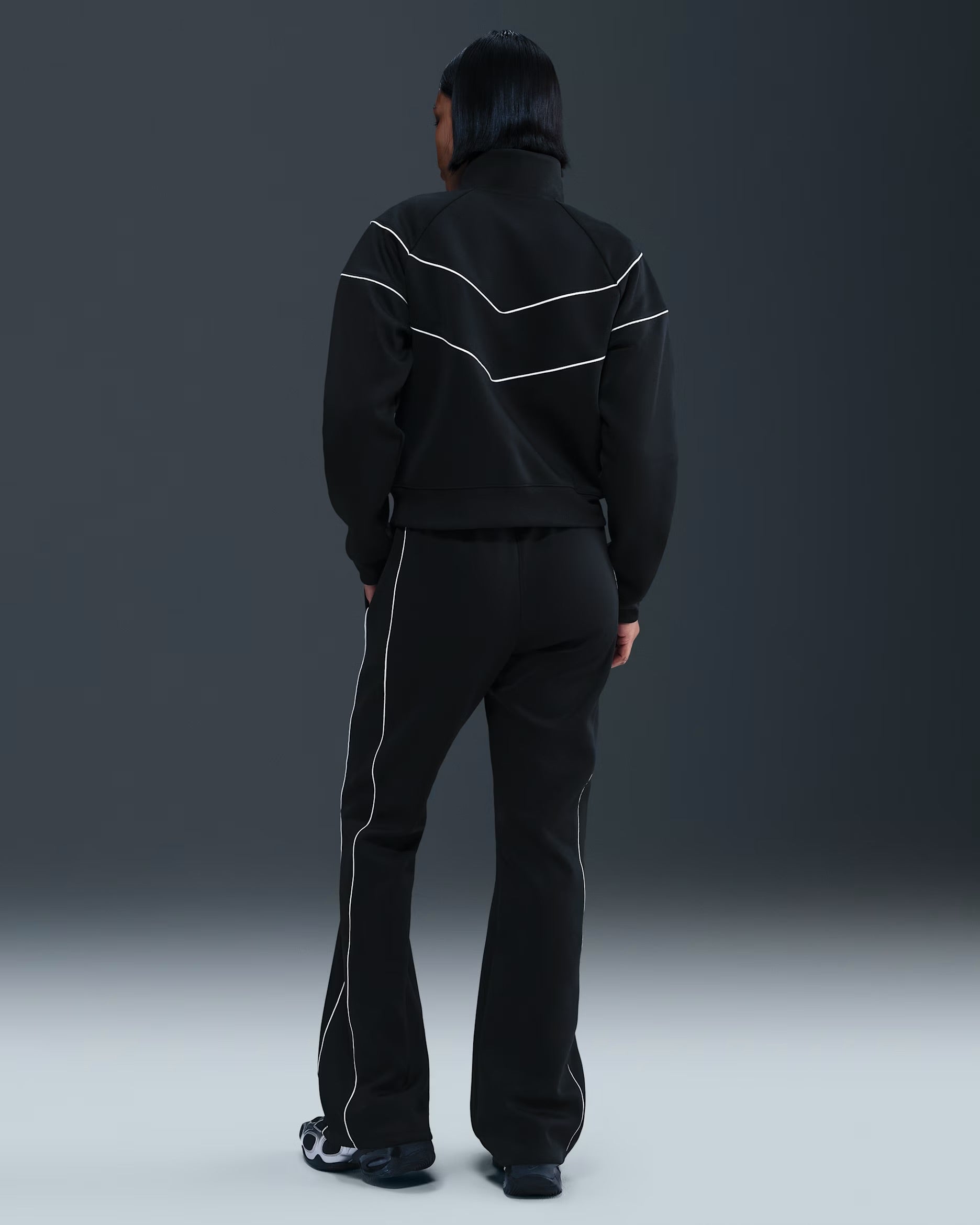 Pantalon En Maille Coupe Slim à Taille Mi-Haute