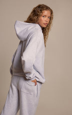 HOODIE PULLOVER EN COTON POLAIRE
