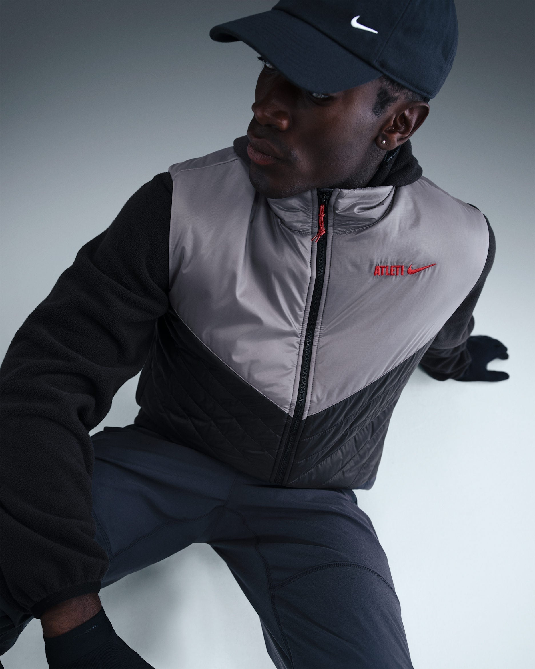 Doudoune sans manches de foot d'épaisseur moyenne Nike Therma-FIT