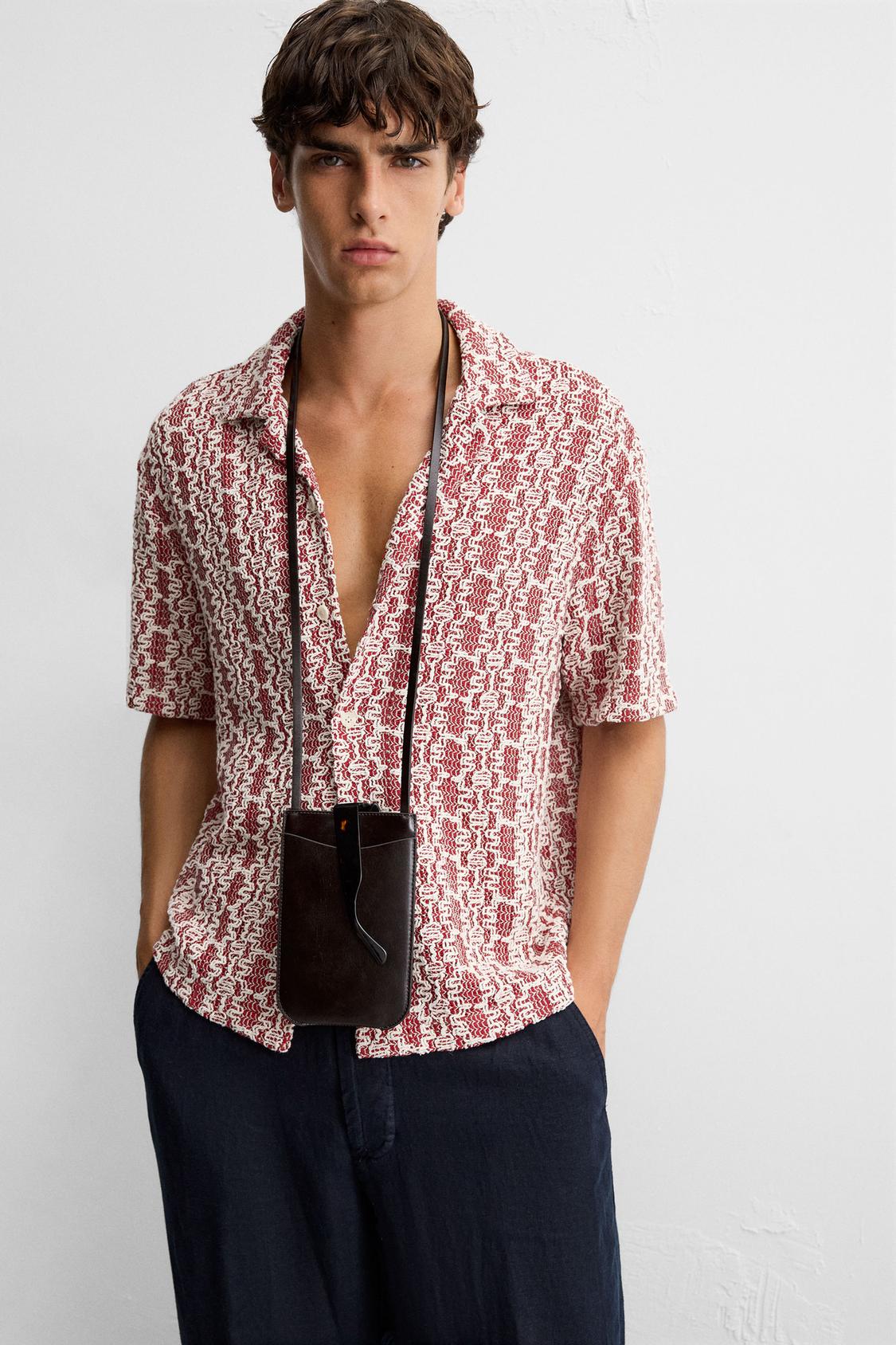 CHEMISE STRUCTURÉE CROCHET