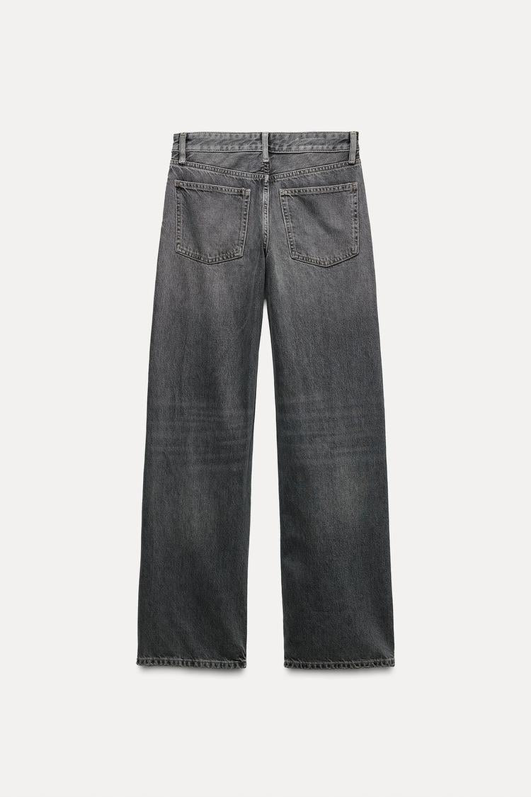 Jean trf wide leg taille normale - Indigo