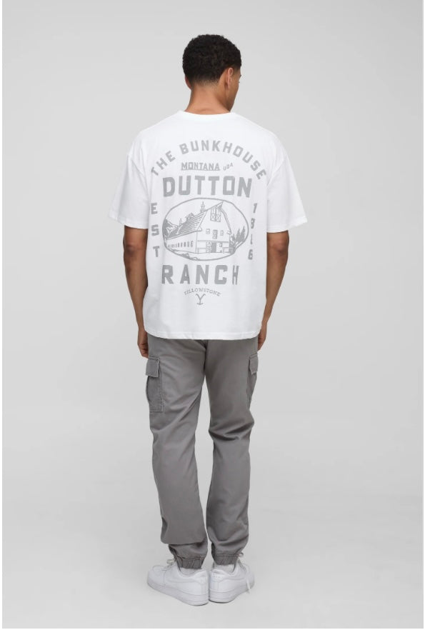 PANTALON DROIT À TAILLE ÉLASTIQUÉE