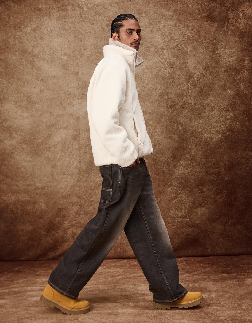 VESTE EN MOUTON SYNTHÉTIQUE