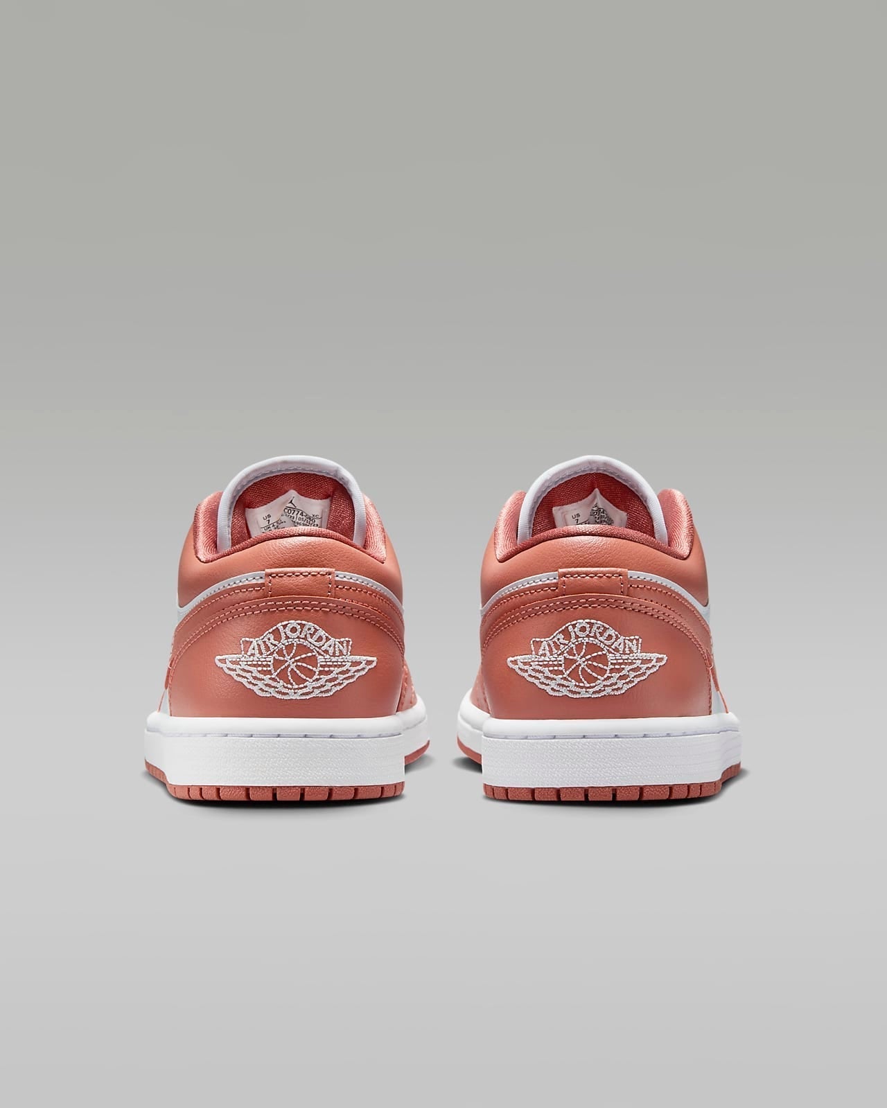 Air Jordan 1 Low - Rose / Blanc