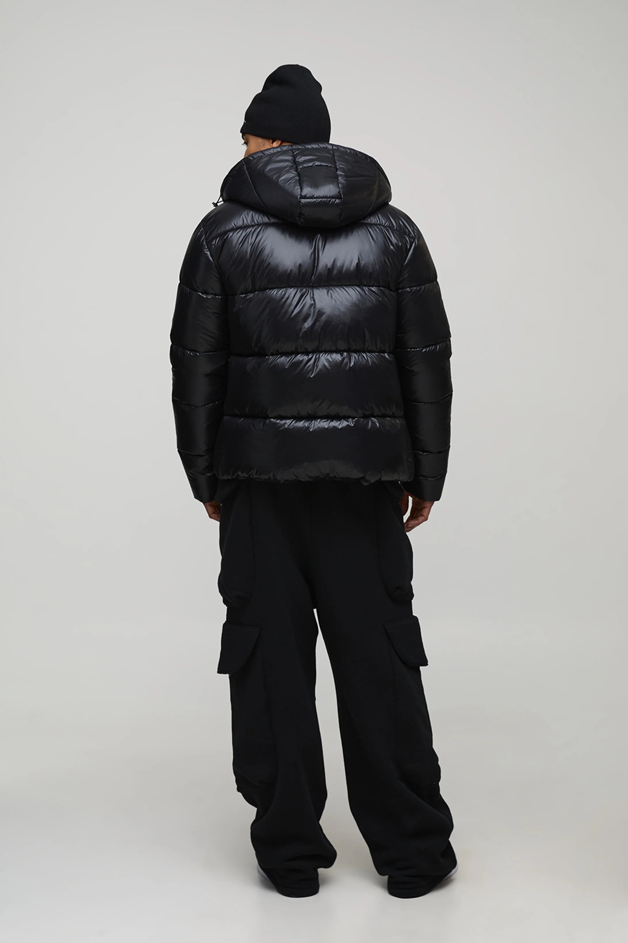 DOUDOUNE HAUTE BRILLANCE EN NOIR