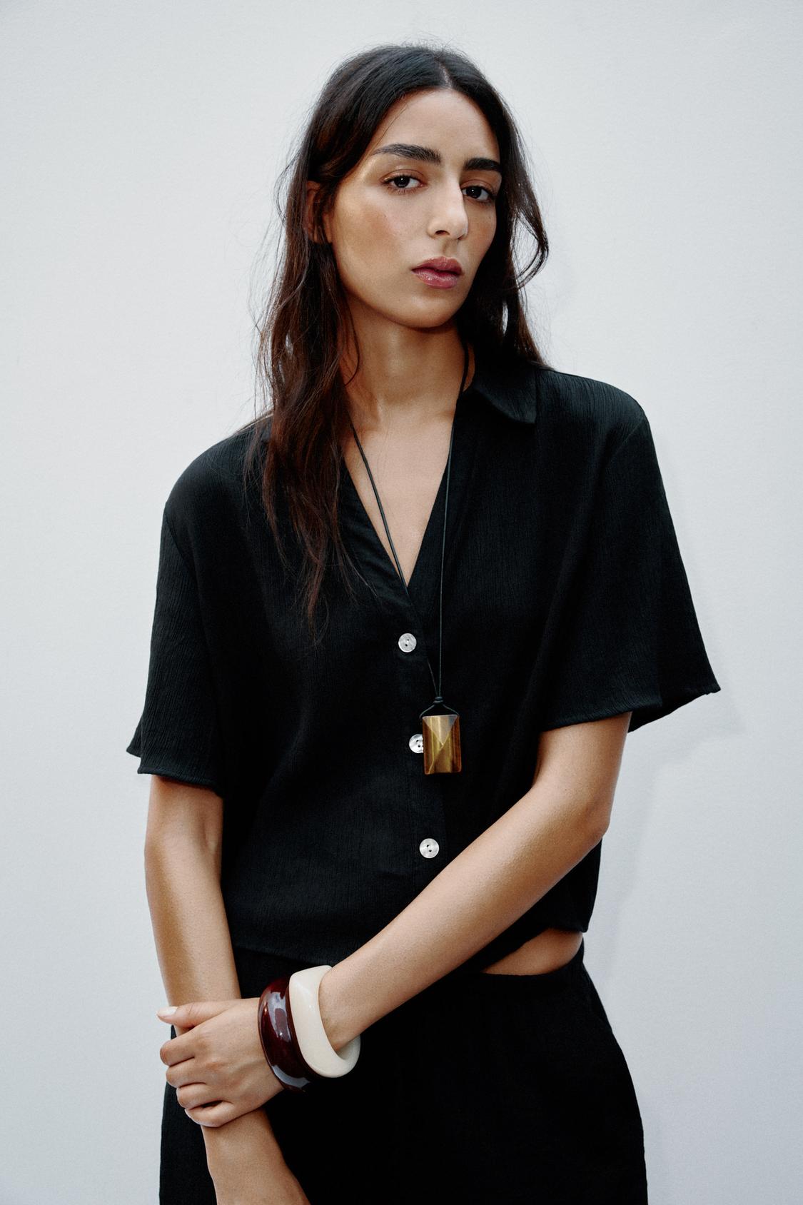 CHEMISE À MANCHES COURTES