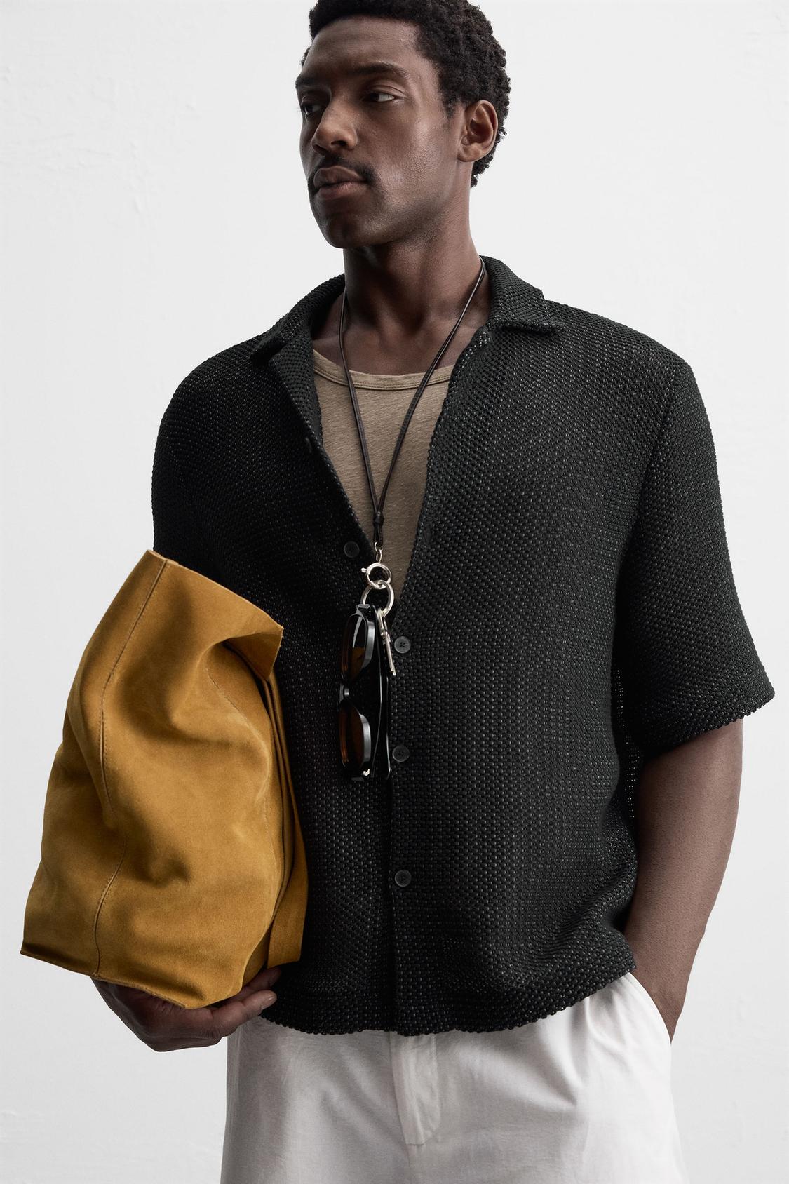 CHEMISE STRUCTURÉE OUVERTE