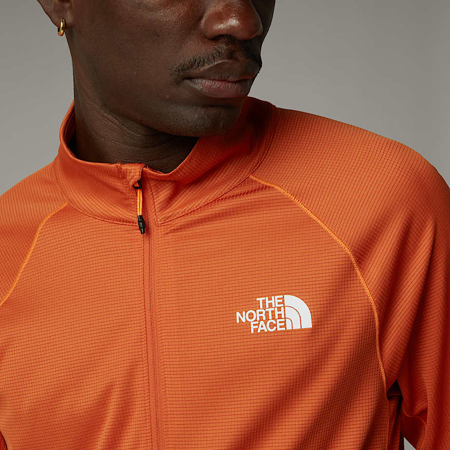 Haut manches longues à col zippé Sunriser pour homme