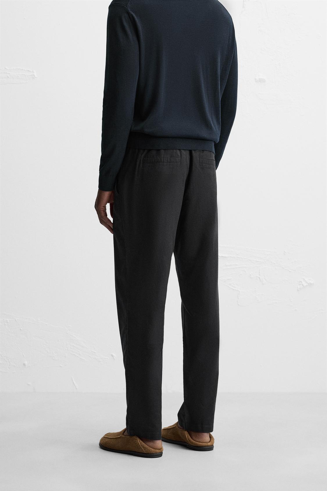 PANTALON RELAXED FIT COTON - LIN