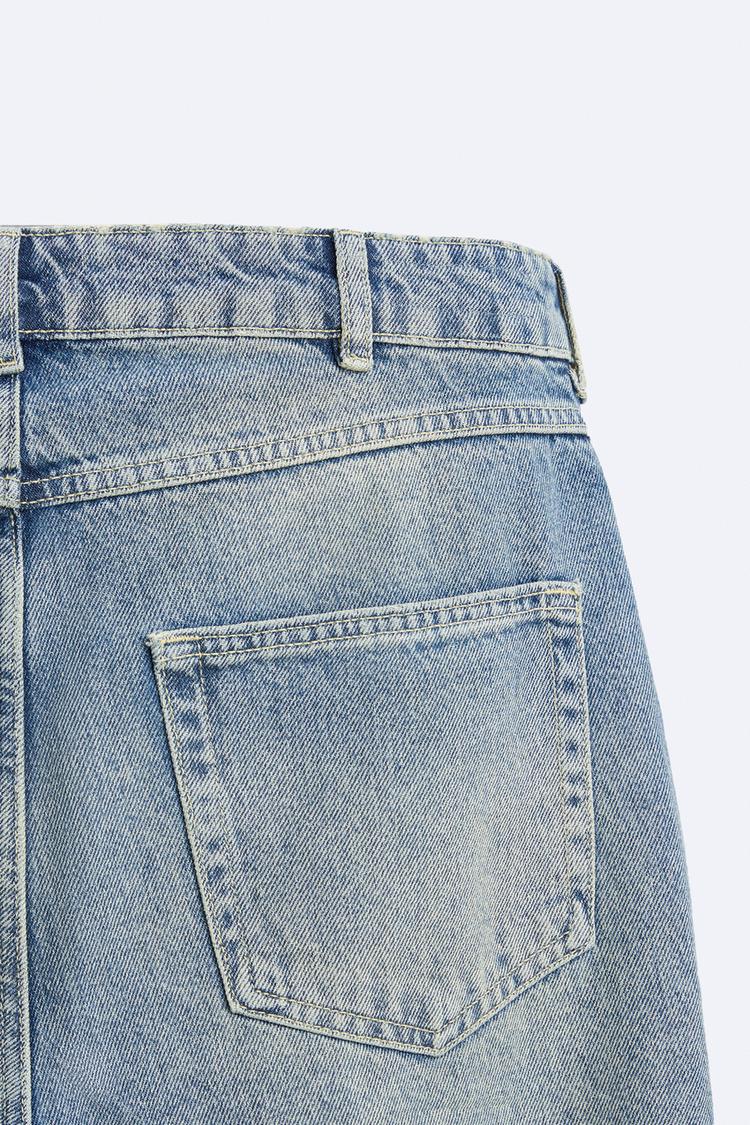 Jean flare fit zippé - Noir