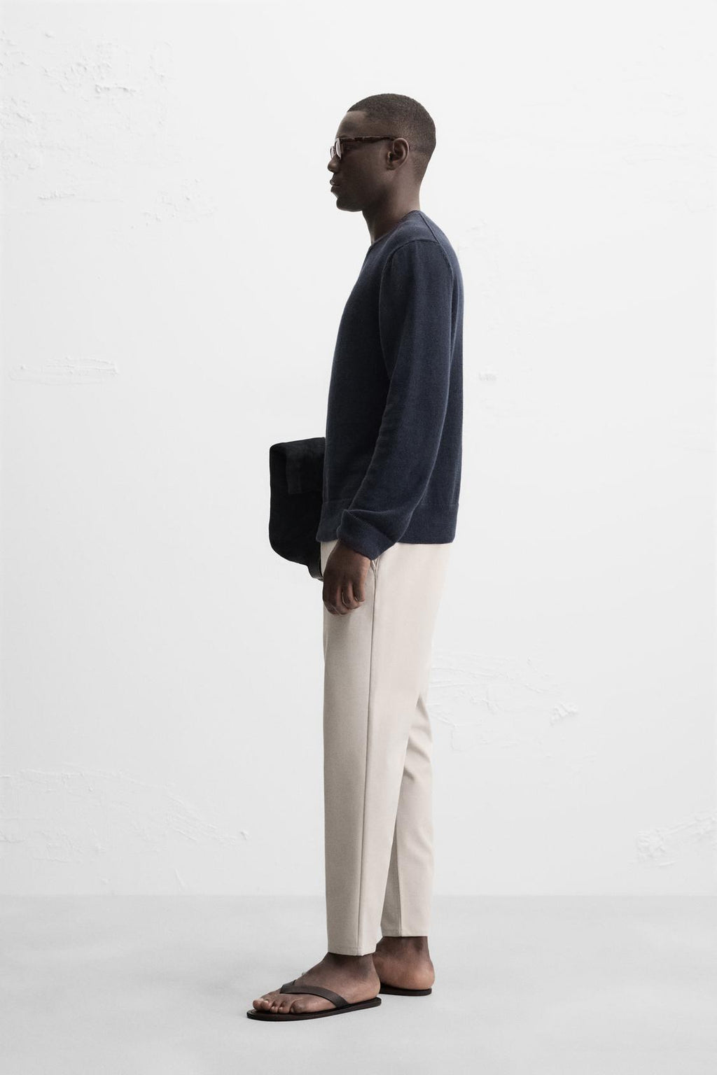 PANTALON À TEXTURE CONFORT