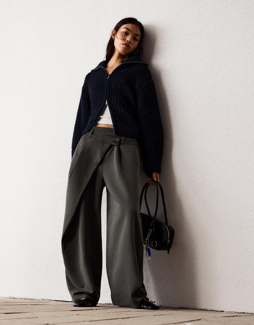 PANTALON TAILORING TAILLE CROISÉE