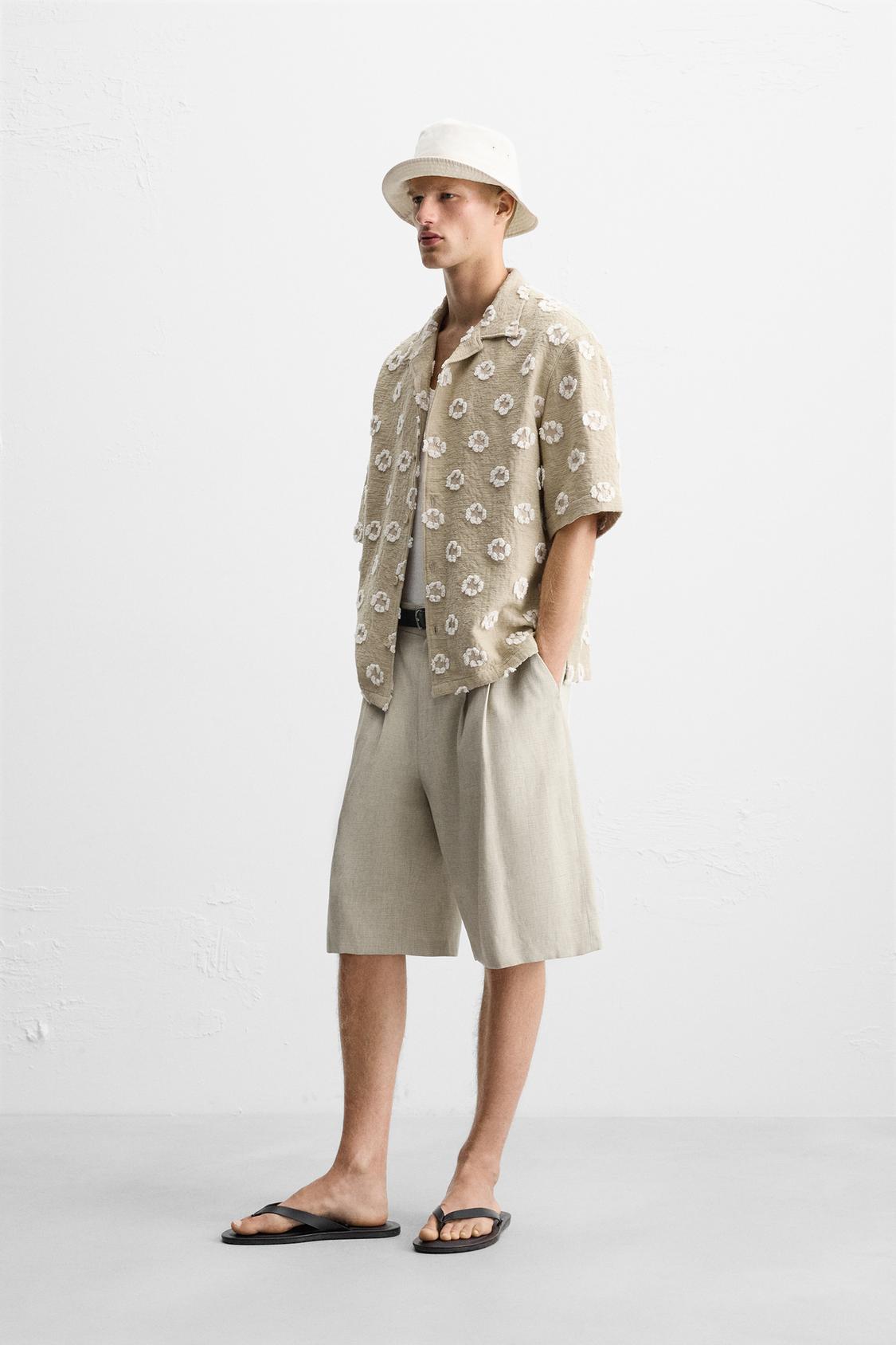 CHEMISE JACQUARD TEXTURÉ