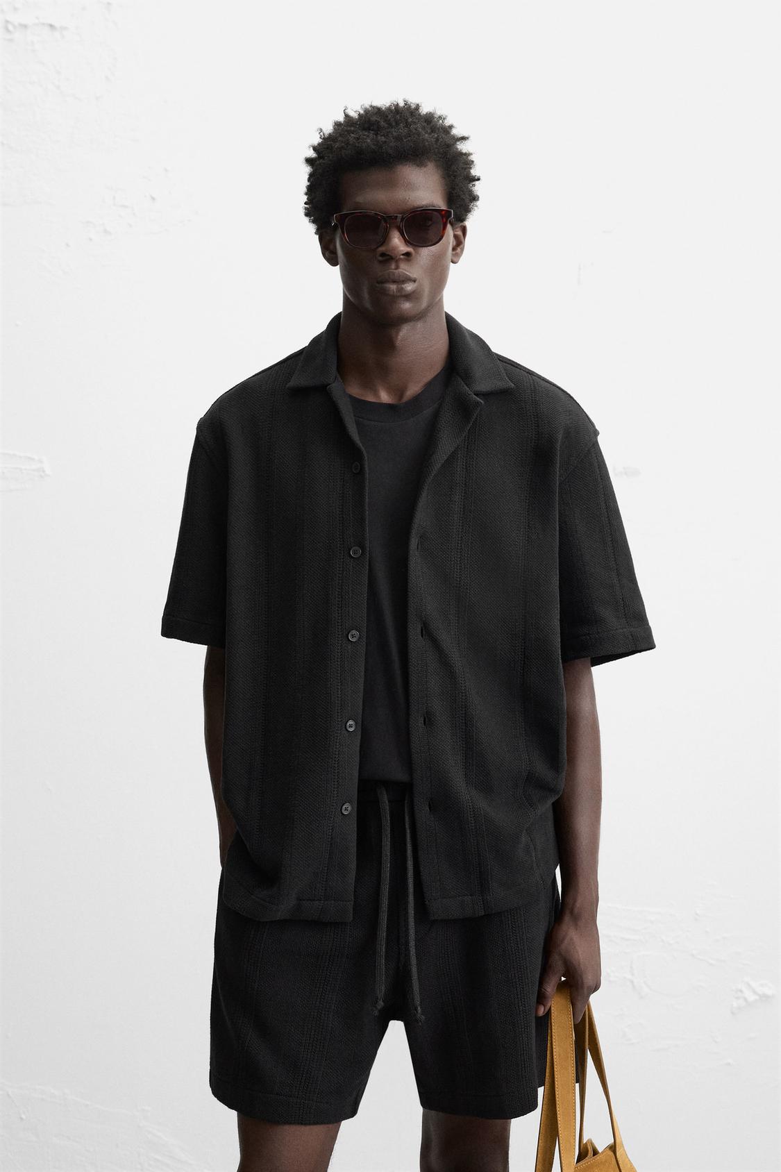 CHEMISE STRUCTURÉE JACQUARD