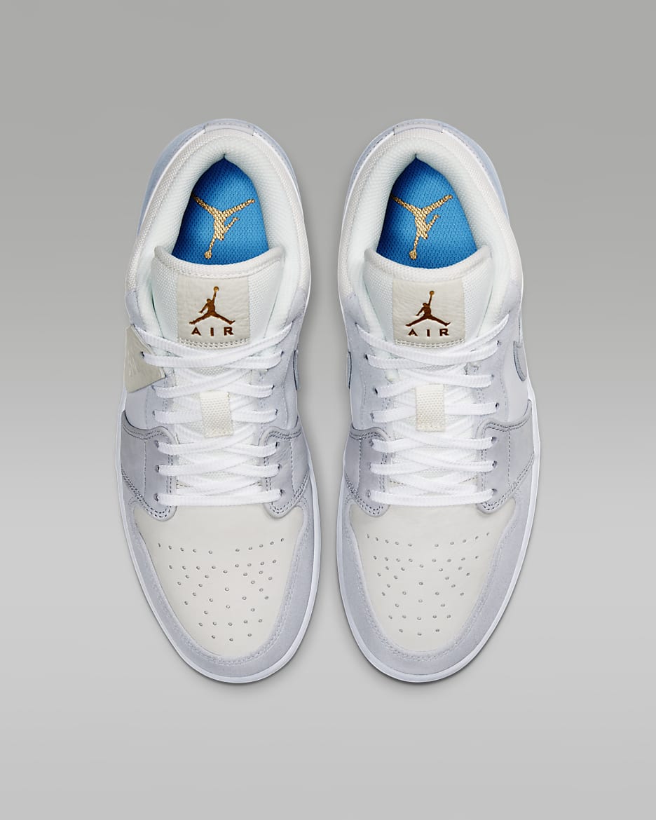 Air Jordan 1 Low - Blanc / Gris