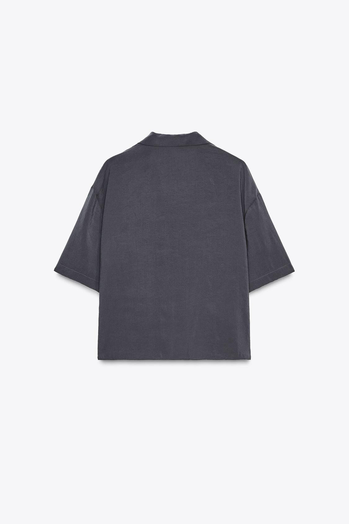 CHEMISE FLUIDE MANCHES COURTES