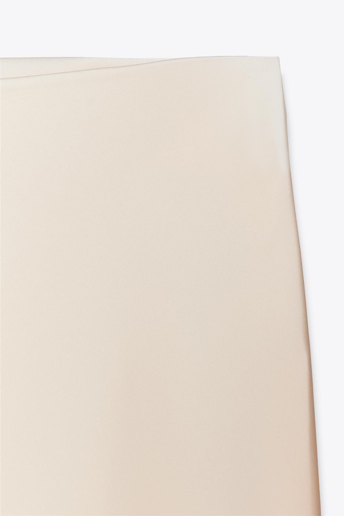 JUPE MI-LONGUE SATINÉE