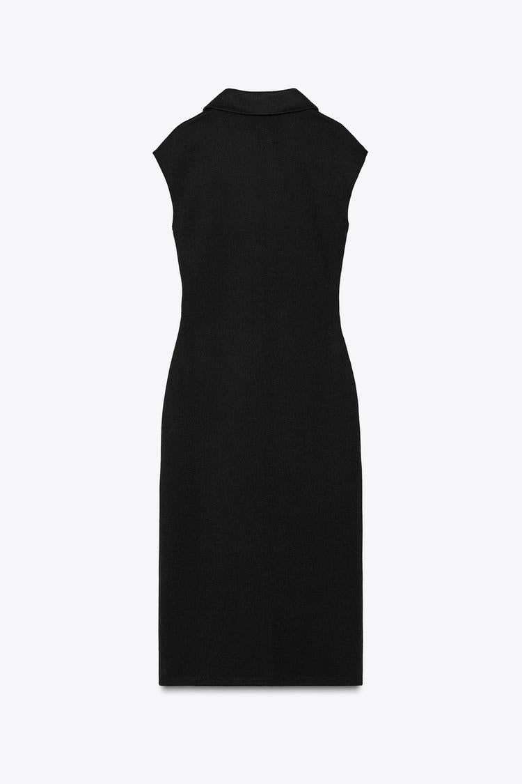 ROBE CHEMISE PIQUÉE