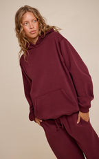 HOODIE PULLOVER EN COTON POLAIRE