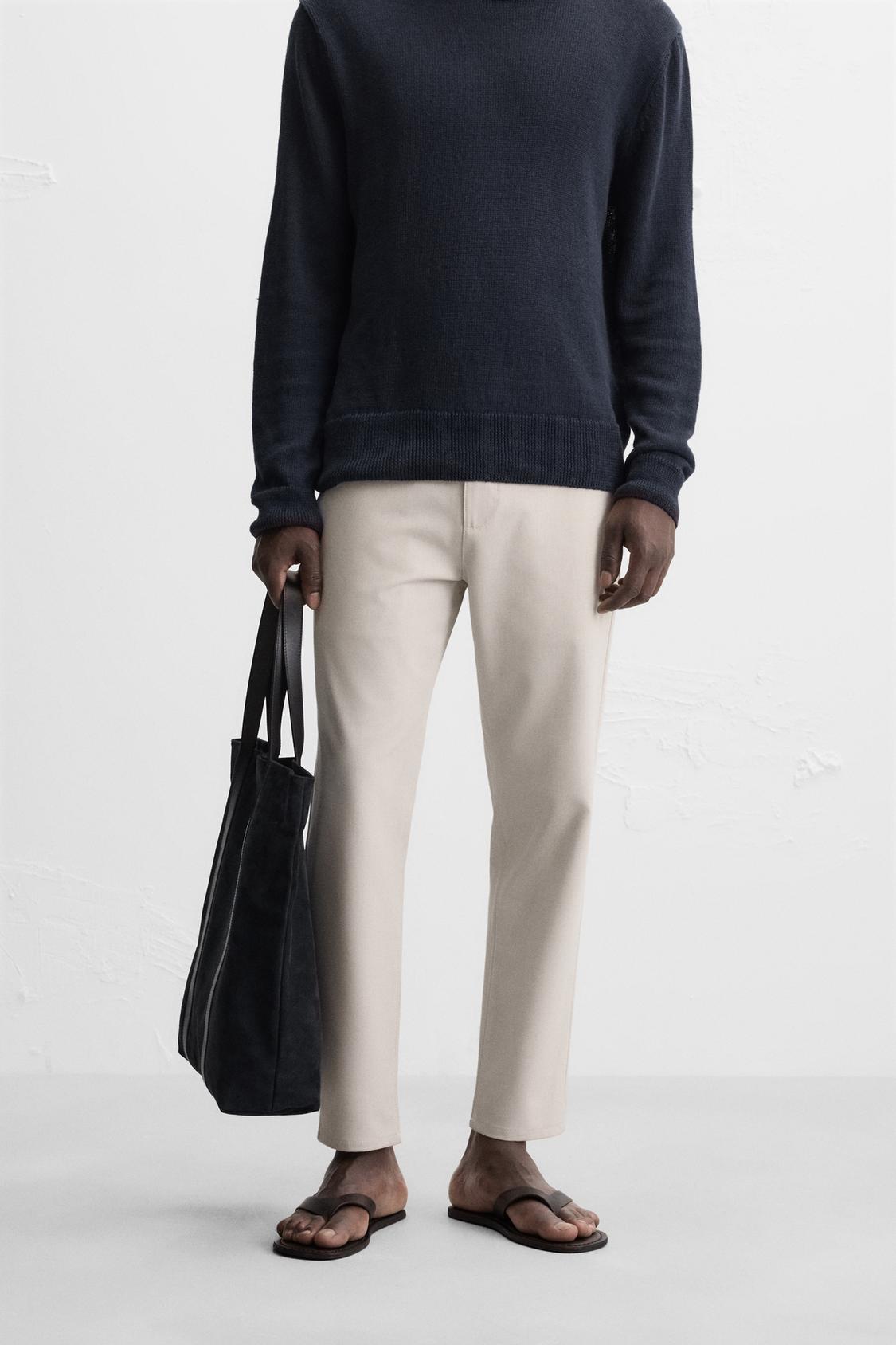 PANTALON À TEXTURE CONFORT