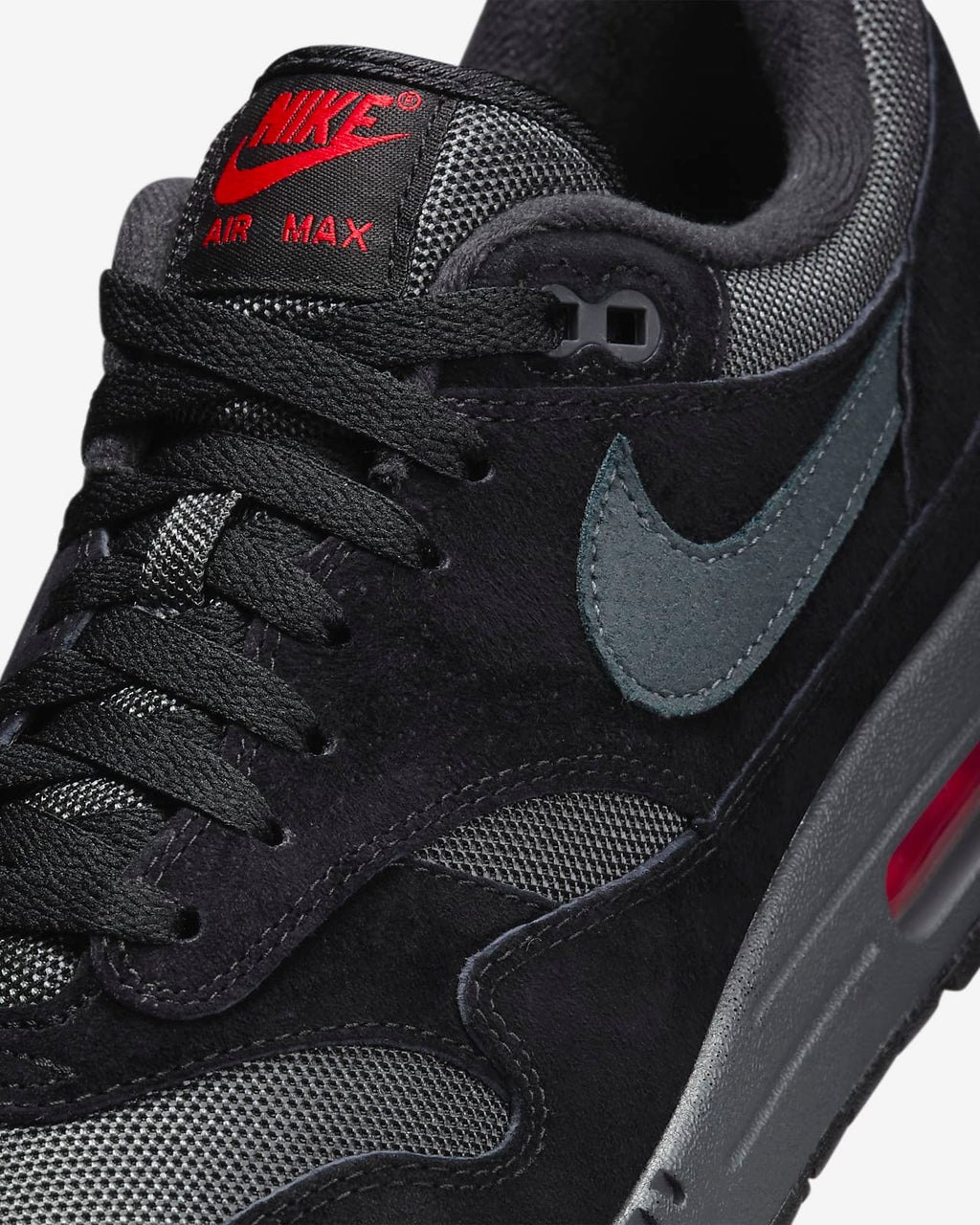 Air Max 1 - Noir / Rouge